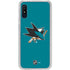NHL San Jose Sharks Solid Background Galaxy A10e Clear Case
