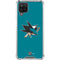 NHL San Jose Sharks Solid Background Galaxy A12 Clear Case