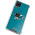 NHL San Jose Sharks Solid Background Galaxy A12 Clear Case