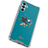 NHL San Jose Sharks Solid Background Galaxy A13 5G Clear Case
