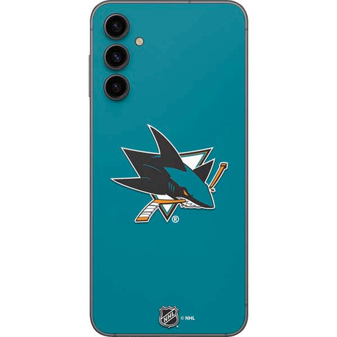 NHL San Jose Sharks Solid Background Galaxy A14 5G Skin