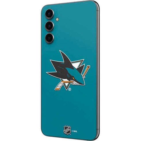 NHL San Jose Sharks Solid Background Galaxy A14 5G Skin