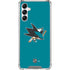 NHL San Jose Sharks Solid Background Galaxy A15 5G Clear Case