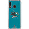 NHL San Jose Sharks Solid Background Galaxy A30 Clear Case