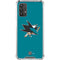 NHL San Jose Sharks Solid Background Galaxy A32 5G Clear Case