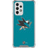 NHL San Jose Sharks Solid Background Galaxy A53 5G Clear Case