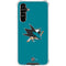 NHL San Jose Sharks Solid Background Galaxy A54 5G Clear Case