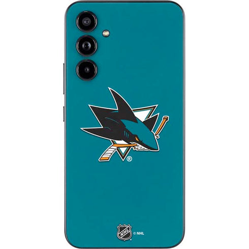 NHL San Jose Sharks Solid Background Galaxy A54 5G Skin