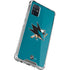 NHL San Jose Sharks Solid Background Galaxy A71 5G Clear Case
