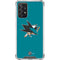 NHL San Jose Sharks Solid Background Galaxy A72 5G Clear Case