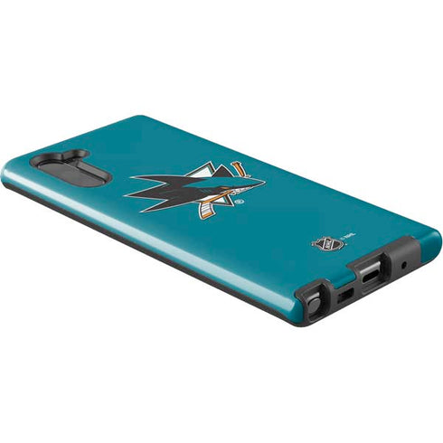 NHL San Jose Sharks Solid Background Galaxy Note 10 Pro Case