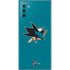 NHL San Jose Sharks Solid Background Galaxy Note 10 Skin