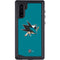 NHL San Jose Sharks Solid Background Galaxy Note 10 Waterproof Case