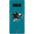 NHL San Jose Sharks Solid Background Galaxy Note 8 Skin