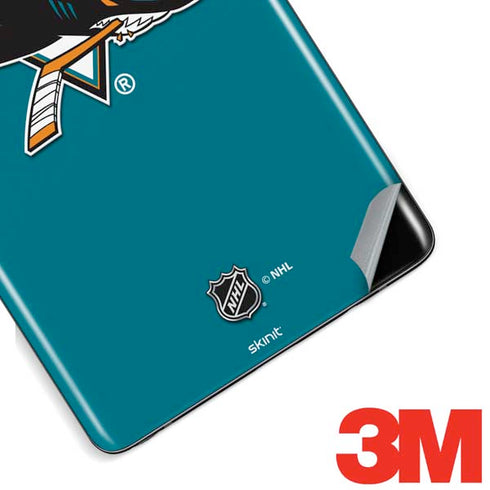 NHL San Jose Sharks Solid Background Galaxy Note 8 Skin