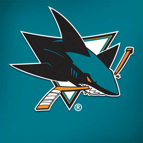 NHL San Jose Sharks Solid Background Galaxy Note 8 Skin