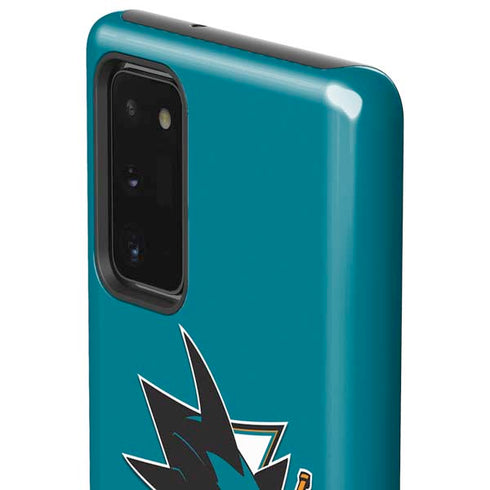 NHL San Jose Sharks Solid Background Galaxy Note20 5G Pro Case