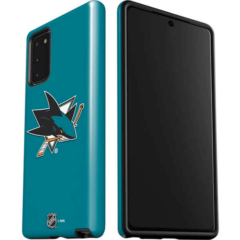 NHL San Jose Sharks Solid Background Galaxy Note20 5G Pro Case