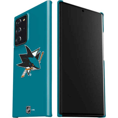 NHL San Jose Sharks Solid Background Galaxy Note20 Ultra 5G Lite Case
