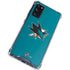 NHL San Jose Sharks Solid Background Galaxy S20 FE Clear Case