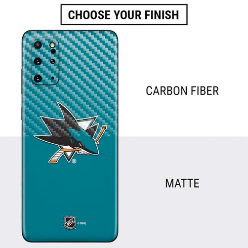 NHL San Jose Sharks Solid Background Galaxy S20 Plus Skin