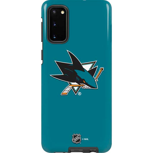 NHL San Jose Sharks Solid Background Galaxy S20 Pro Case