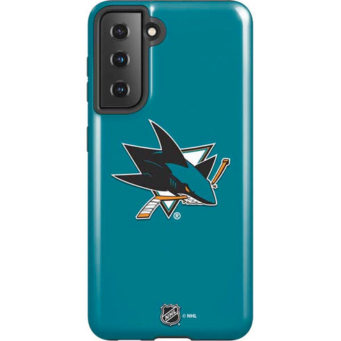NHL San Jose Sharks Solid Background Galaxy S21 5G Pro Case