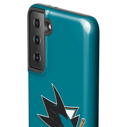 NHL San Jose Sharks Solid Background Galaxy S21 Plus 5G Pro Case