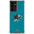 NHL San Jose Sharks Solid Background Galaxy S21 Ultra 5G Clear Case