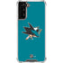 NHL San Jose Sharks Solid Background Galaxy S22 Plus Clear Case