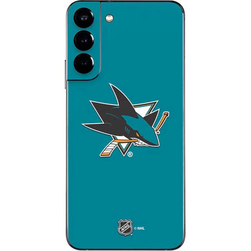 NHL San Jose Sharks Solid Background Galaxy S22 Plus Skin