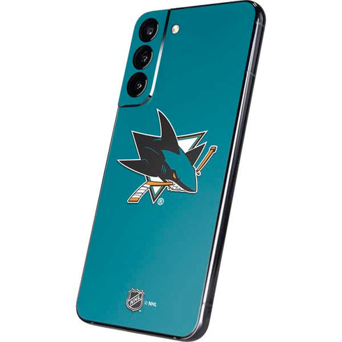 NHL San Jose Sharks Solid Background Galaxy S22 Plus Skin