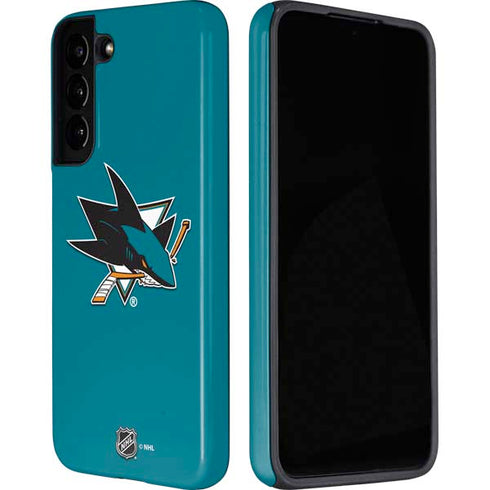 NHL San Jose Sharks Solid Background Galaxy S22 Pro Case