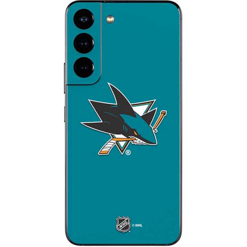 NHL San Jose Sharks Solid Background Galaxy S22 Skin