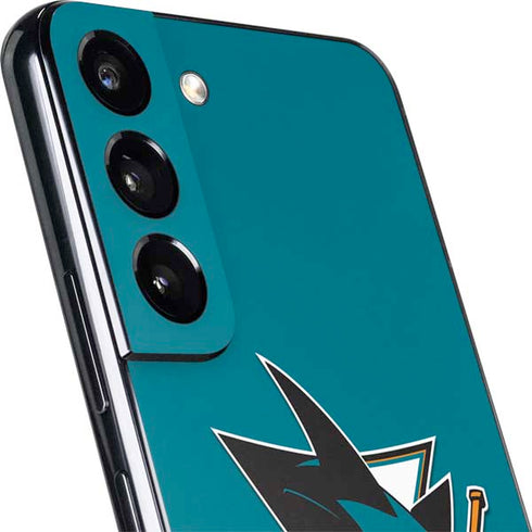 NHL San Jose Sharks Solid Background Galaxy S22 Skin