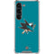 NHL San Jose Sharks Solid Background Galaxy S23 Clear Case