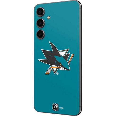 NHL San Jose Sharks Solid Background Galaxy S23 FE Skin