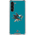 NHL San Jose Sharks Solid Background Galaxy S23 Plus Clear Case