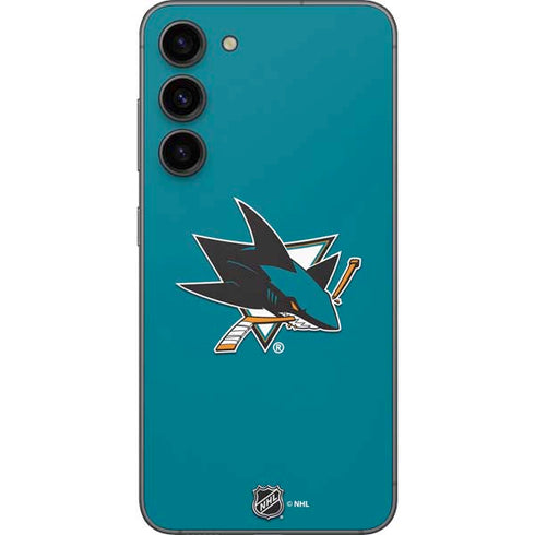 NHL San Jose Sharks Solid Background Galaxy S23 Plus Skin