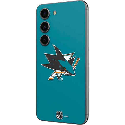 NHL San Jose Sharks Solid Background Galaxy S23 Skin