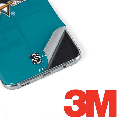 NHL San Jose Sharks Solid Background Galaxy S8 Skin