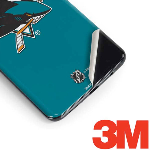 NHL San Jose Sharks Solid Background Galaxy S9 Plus Skin