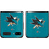 NHL San Jose Sharks Solid Background Galaxy Z Flip Skin