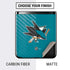 NHL San Jose Sharks Solid Background Galaxy Z Flip Skin