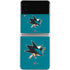 NHL San Jose Sharks Solid Background Galaxy Z Flip4 5G Skin
