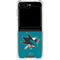 NHL San Jose Sharks Solid Background Galaxy Z Flip5 5G Clear Case