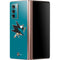 NHL San Jose Sharks Solid Background Galaxy Z Fold2 5G Skin