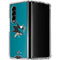 NHL San Jose Sharks Solid Background Galaxy Z Fold4 5G Clear Case