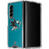 NHL San Jose Sharks Solid Background Galaxy Z Fold4 5G Clear Case