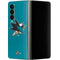 NHL San Jose Sharks Solid Background Galaxy Z Fold4 5G Skin